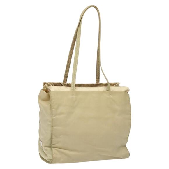 PRADA Tote Bag Nylon Beige - Picture 1 of 9